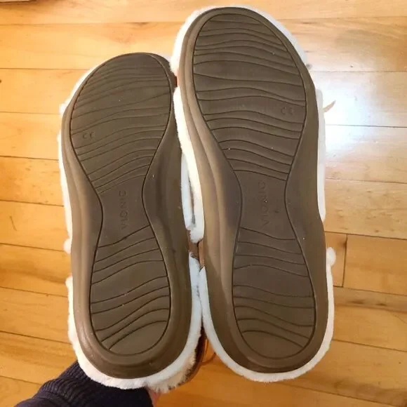 Vionic Viva Sandals Faux Fur Sandals in Toffee - Picture 8 of 8